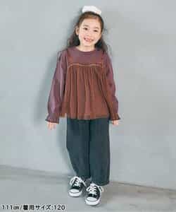 WEB限定  チュールレイヤードTシャツ_940672