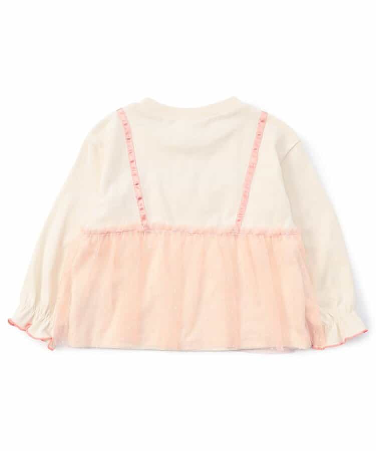 WEB限定  チュールレイヤードTシャツ_924784