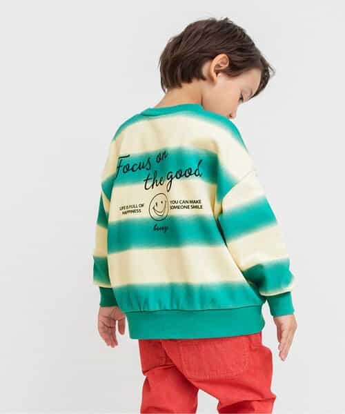 スプレー風ボーダートレーナー