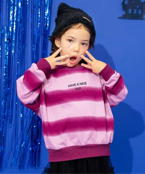 スプレー風ボーダートレーナー