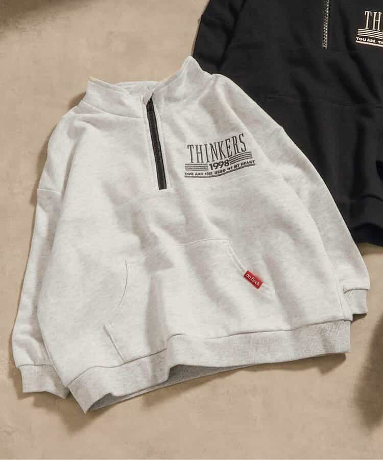 B NEWJACK ハーフジップトレーナー(セットアップ可)