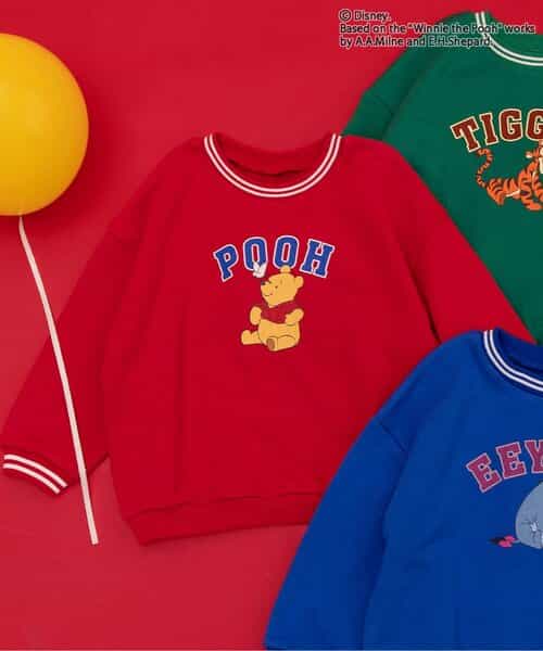 【WEB限定/リンク】ディズニーキャラクター くまのプーさん/トレーナー