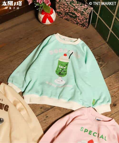 WEB限定 【リンク】太陽ノ塔洋菓子店 転写トレーナー