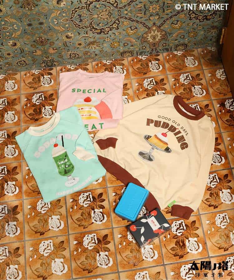 WEB限定 【リンク】太陽ノ塔洋菓子店 転写トレーナー_978501