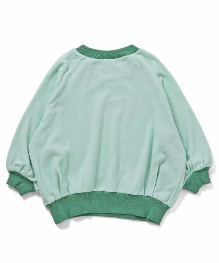 WEB限定  ゆったりシルエットレトロモチーフパイルトレーナー_969745