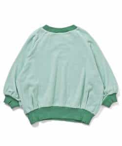 WEB限定  ゆったりシルエットレトロモチーフパイルトレーナー_969745