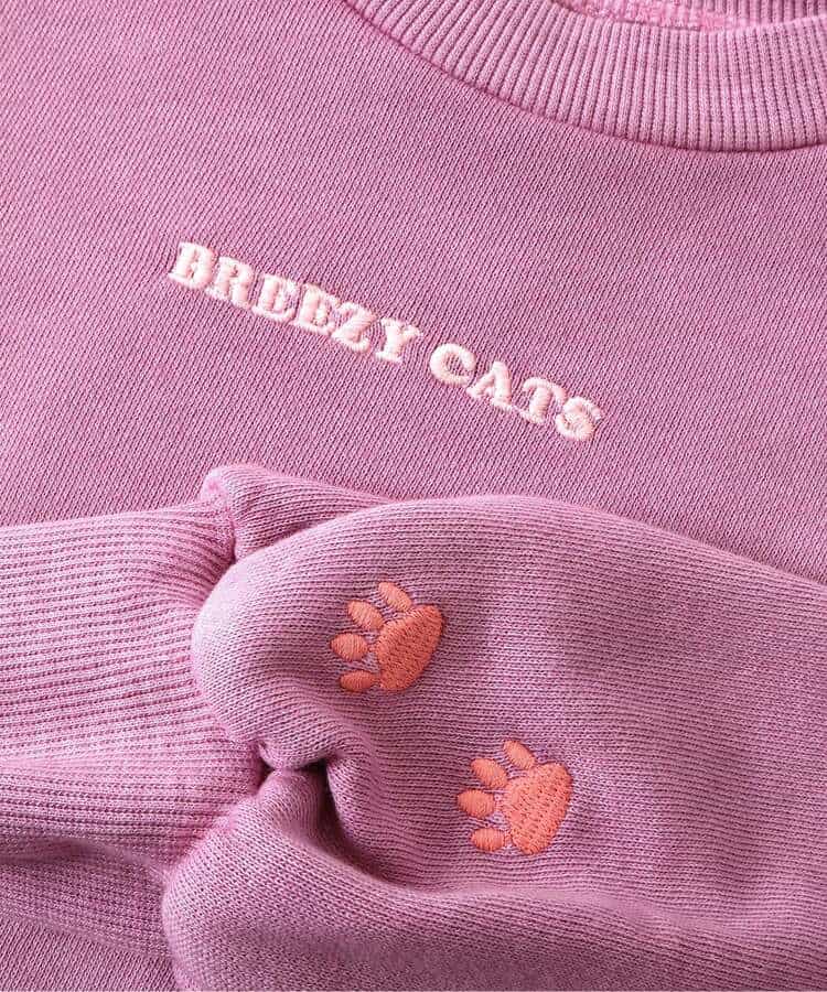 BREEZY CATS バックロゴ転写トレーナー_974491