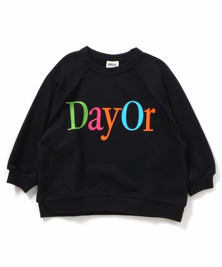 WEB限定 【DayOr】ロゴプリント裏毛トレーナー