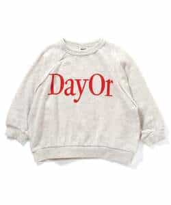 WEB限定 【DayOr】ロゴプリント裏毛トレーナー_1009782