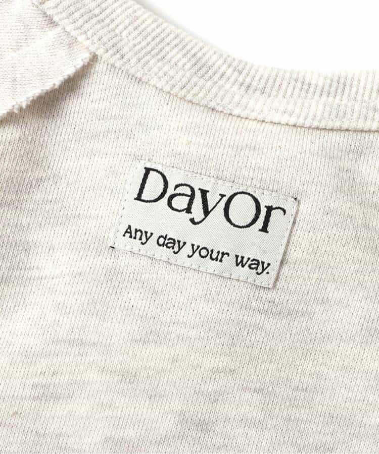 WEB限定 【DayOr】ロゴプリント裏毛トレーナー_1009785