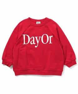 WEB限定 【DayOr】ロゴプリント裏毛トレーナー_1009783