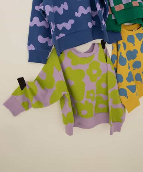 WEB限定 バリエーション総柄トレーナー