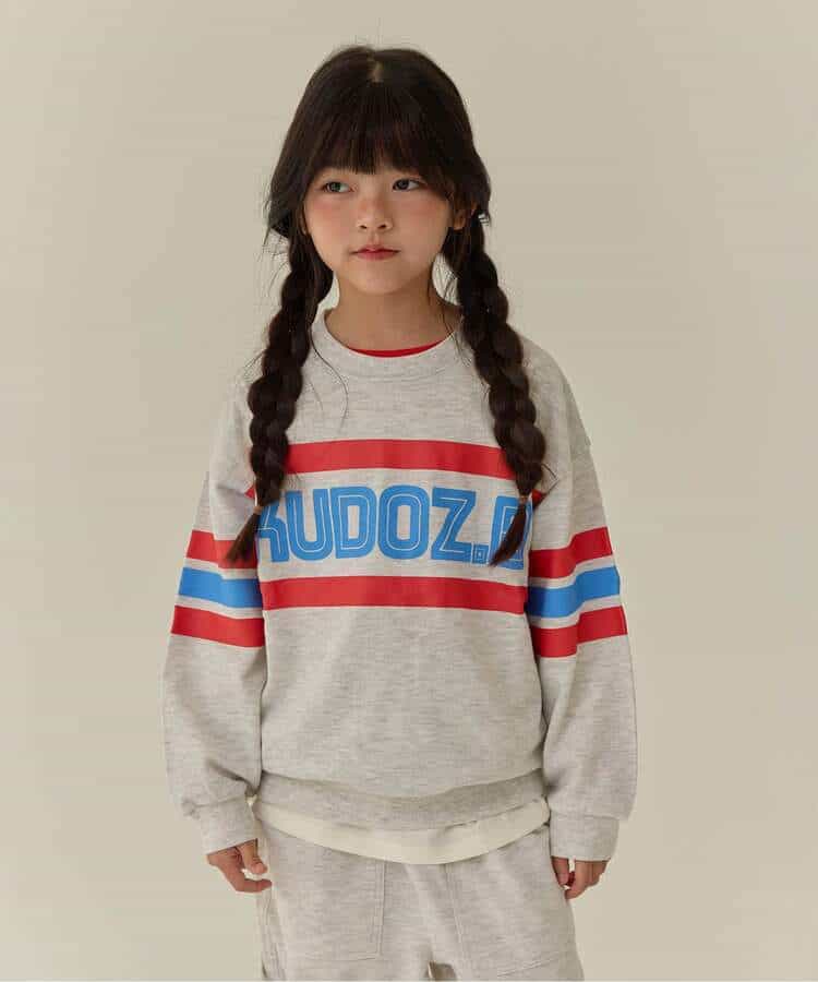 WEB限定  KUDOZ.B ロゴライントレーナー