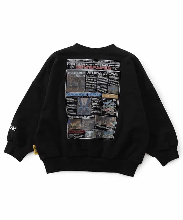福井県立恐竜博物館コラボ NEWSトレーナー(子ども)_954222