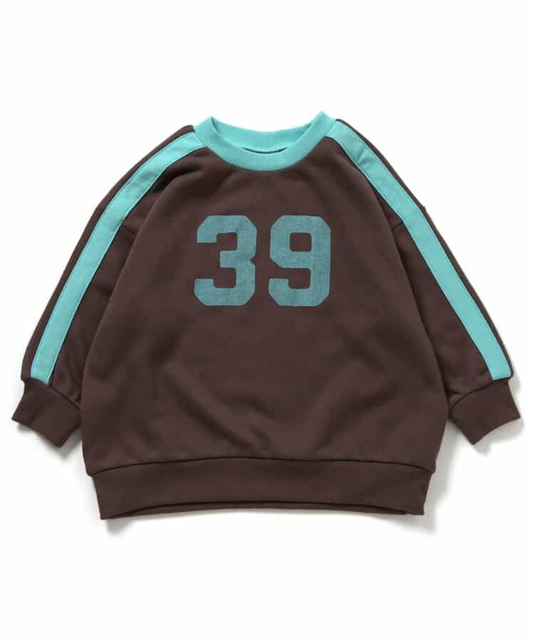 WEB限定  ナンバリング袖ライントレーナー