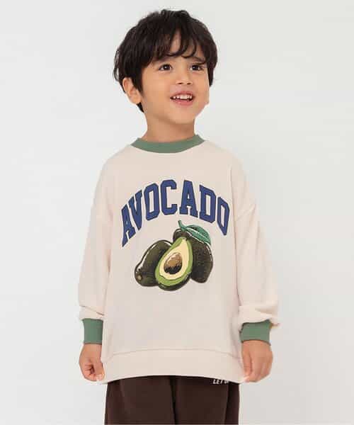 WEB限定  フードカレッジ３柄トレーナー