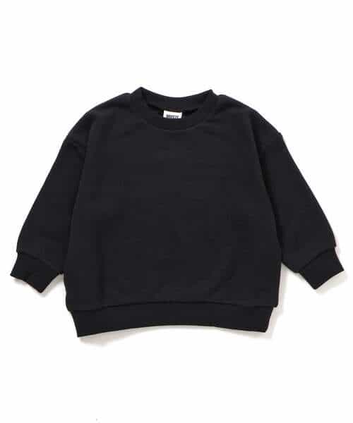 WEB限定 ゆったりシルエット無地＆ボーダートレーナー