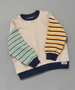 WEB限定 無地ボーダートレーナー