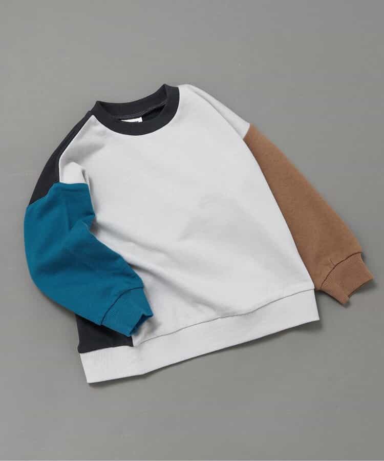 WEB限定 無地ボーダートレーナー