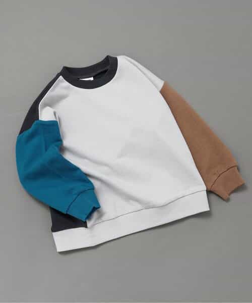 WEB限定 無地ボーダートレーナー