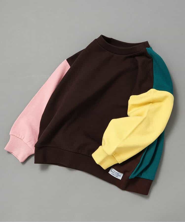 WEB限定 無地ボーダートレーナー