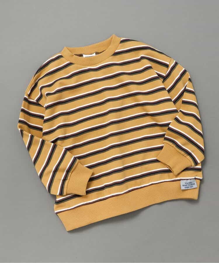 WEB限定 無地ボーダートレーナー