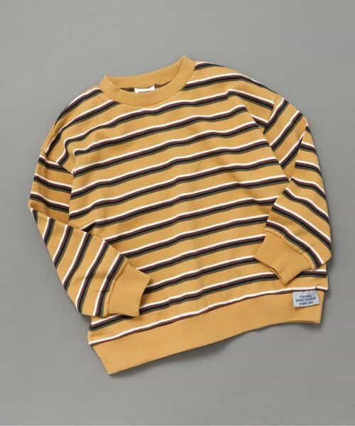 WEB限定 無地ボーダートレーナー