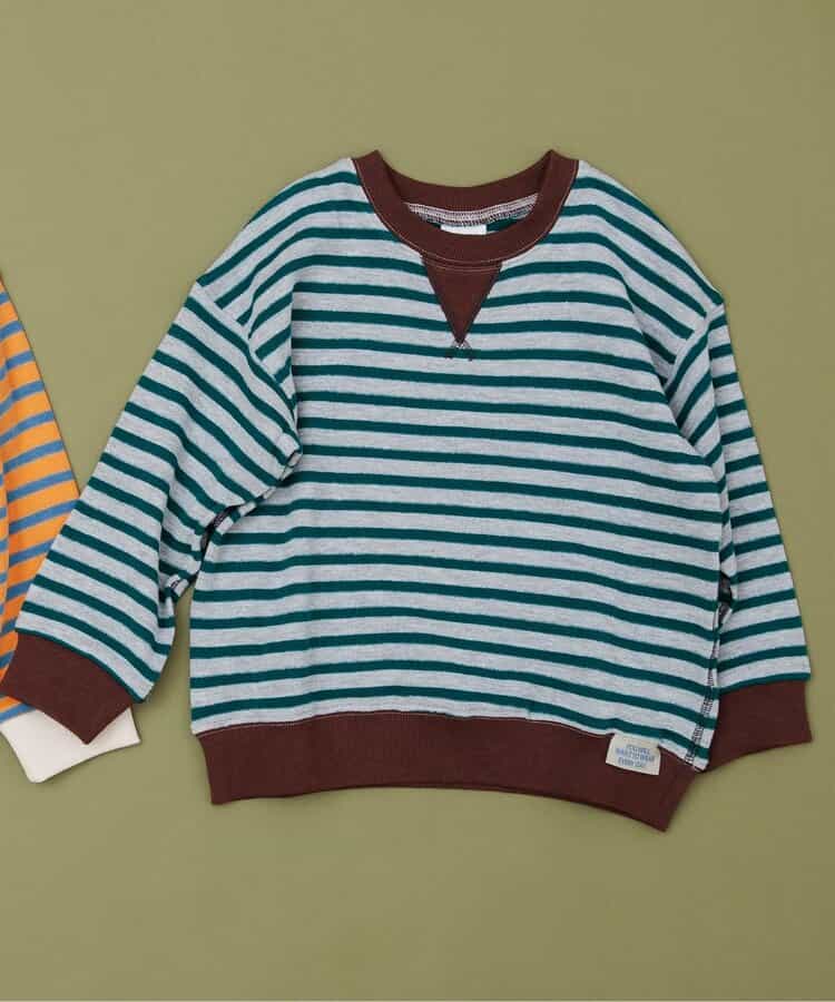 ★SALE★WEB限定 カラバリ ムジ＆ボーダートレーナー