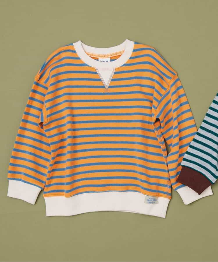 ★SALE★WEB限定 カラバリ ムジ＆ボーダートレーナー