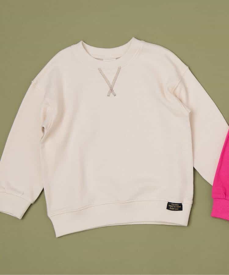 ★SALE★WEB限定 カラバリ ムジ＆ボーダートレーナー