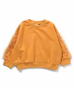 WEB限定  袖チュールフリルトレーナー_963492