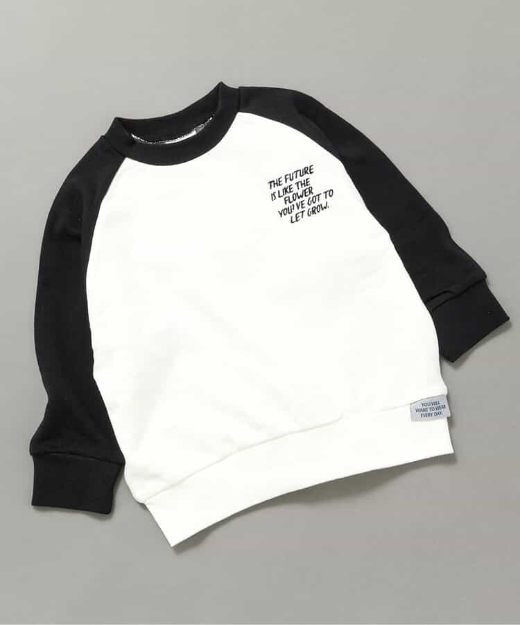 WEB限定 ラグランワンポイントトレーナー