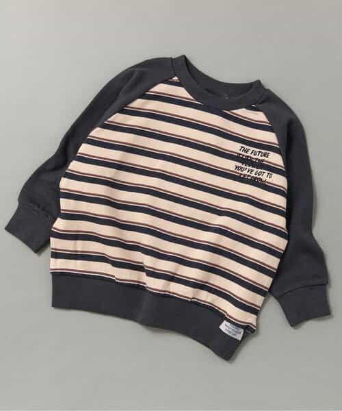 WEB限定 ラグランワンポイントトレーナー