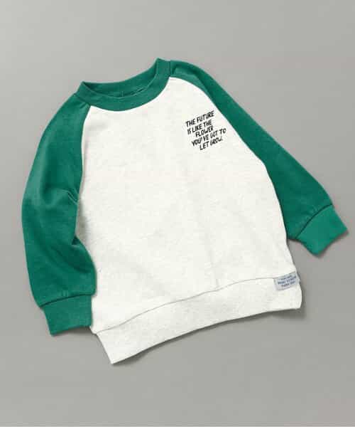 WEB限定 ラグランワンポイントトレーナー