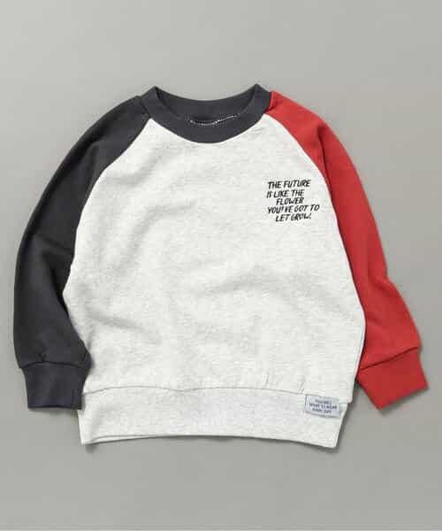 WEB限定 ラグランワンポイントトレーナー