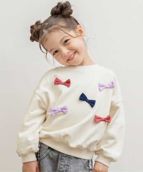 WEB限定 リボンモチーフトレーナー