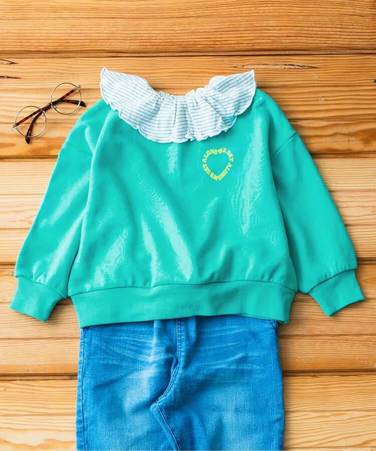 ★SALE★WEB限定フリル襟GIRLSトレーナー