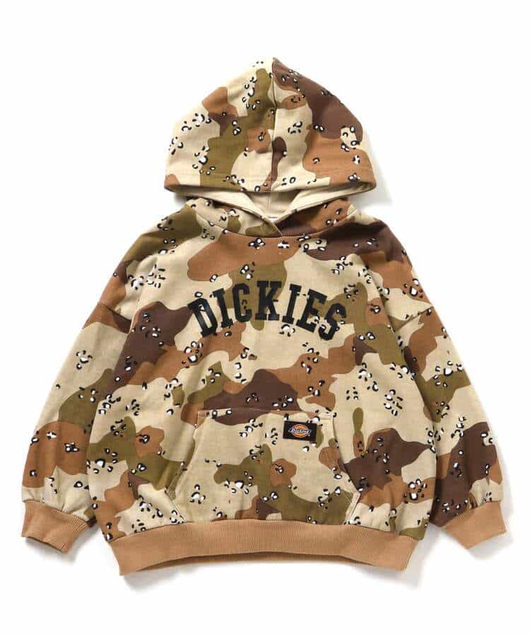 WEB限定【Dickies】カモフラ総柄パーカー_993874