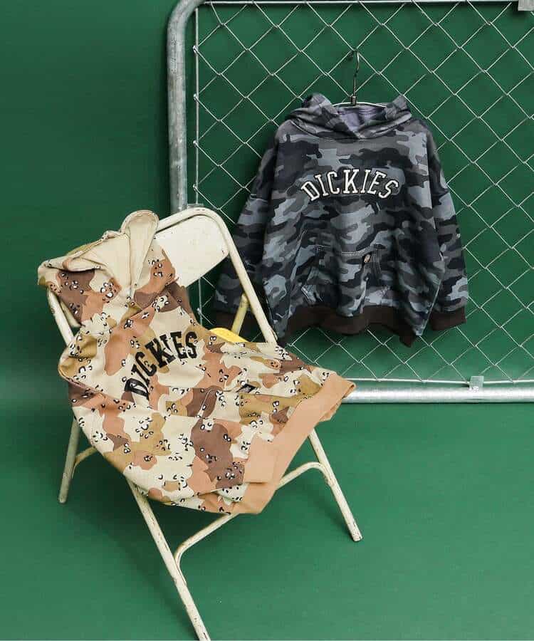 WEB限定【Dickies】カモフラ総柄パーカー_993887
