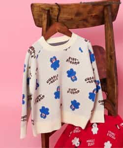 mojojojo総柄セーター