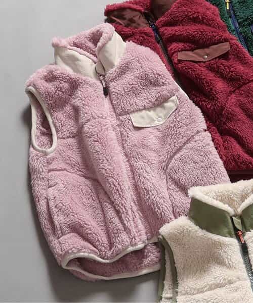 ★SALE★【リンク】ファーフリースベスト