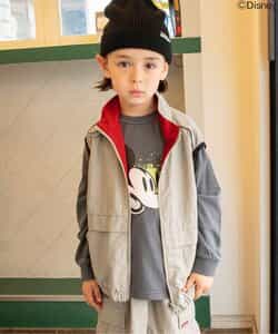 ★SALE★リバーシブルジップアップベスト(セットアップ可)