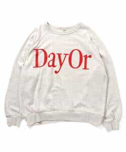 WEB限定 【DayOr】ロゴプリント裏毛トレーナー(大人)_1009808
