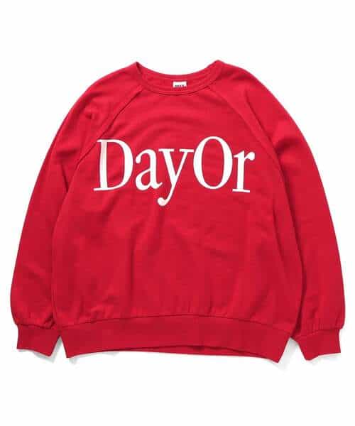WEB限定 【DayOr】ロゴプリント裏毛トレーナー(大人)