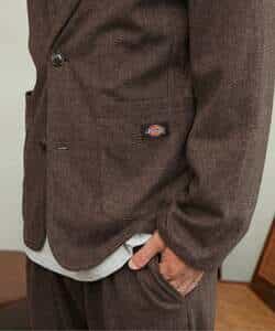 WEB限定【Dickies】 カットテーラードJK(セットアップ可)大人_1010001