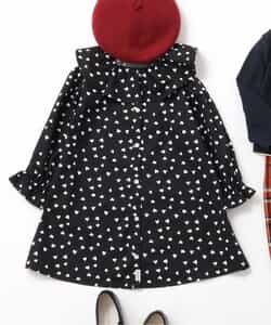 ★SALE★【リンク】ノーカラーシャツワンピース