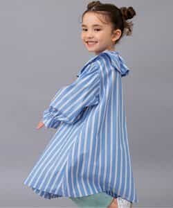 ★SALE★【リンク】ノーカラーシャツワンピース