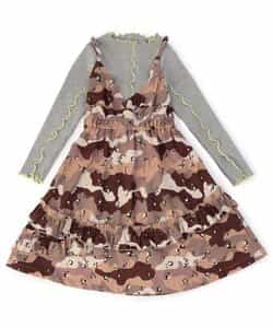 【リンク】Camo・Leopa2Pフリルワンピ_946300