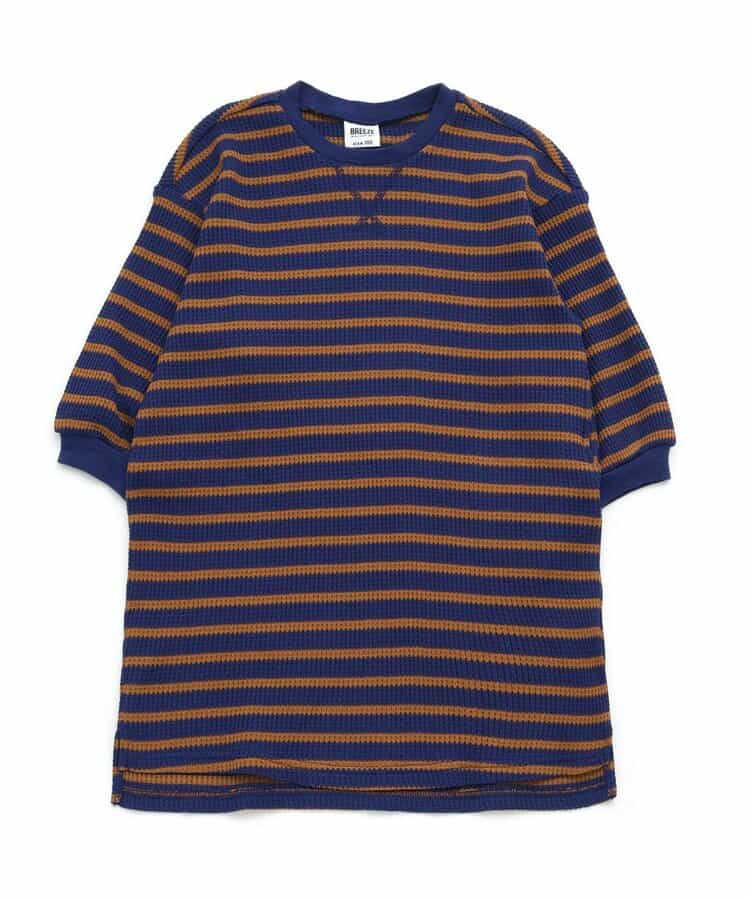 ★SALE★WEB限定ワッフルボーダーワンピース