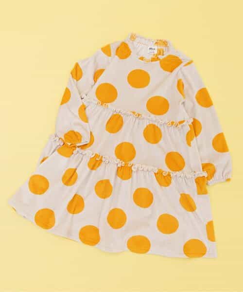 ★SALE★WEB限定  レトロ総柄ベロアワンピース